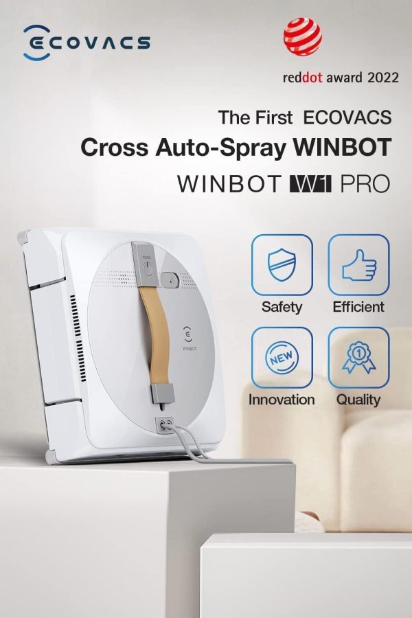 شیشه شوی رباتیک اکووکس مدل Ecovacs Winbot W1 Pro Window Cleaner - Image 5