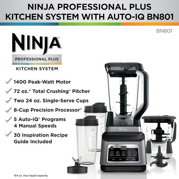 غذاساز نینجا مدل Ninja Food Maker BN801 - Image 4