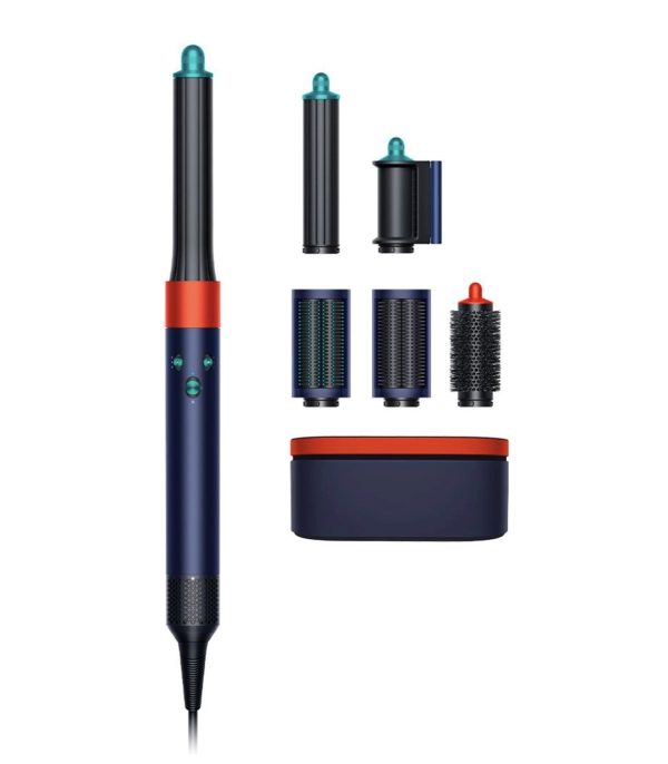 حالت دهنده مو دایسون مدل Dyson Airwrap HS05 Long Special Edition-Prussian Blue/Topaz (سرمه‌ای/نارنجی)