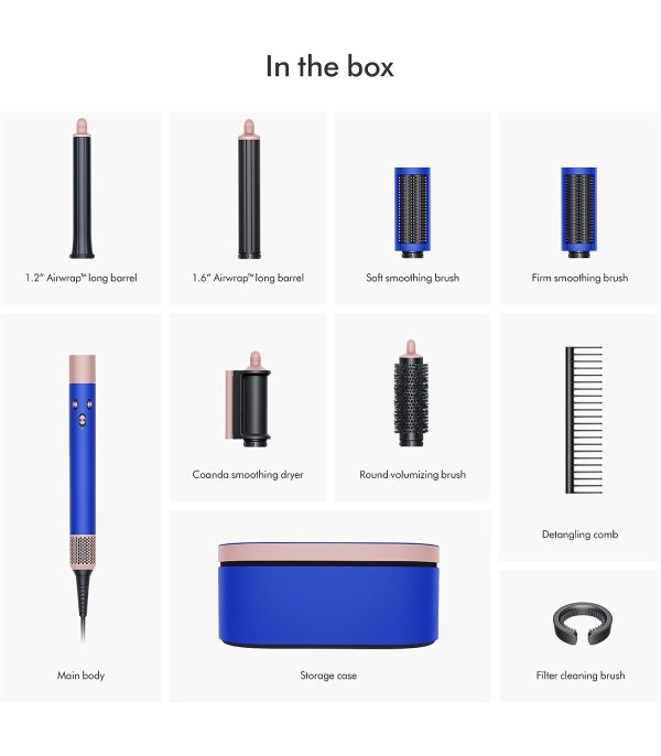 حالت دهنده مو دایسون مدل Dyson Airwrap HS05 Long Special Edition-Blue Blush (آبی/گلبهی) - Image 2